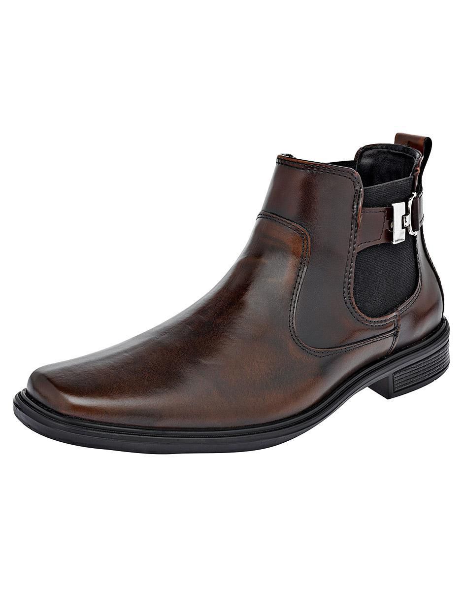 Botín de piel para hombre