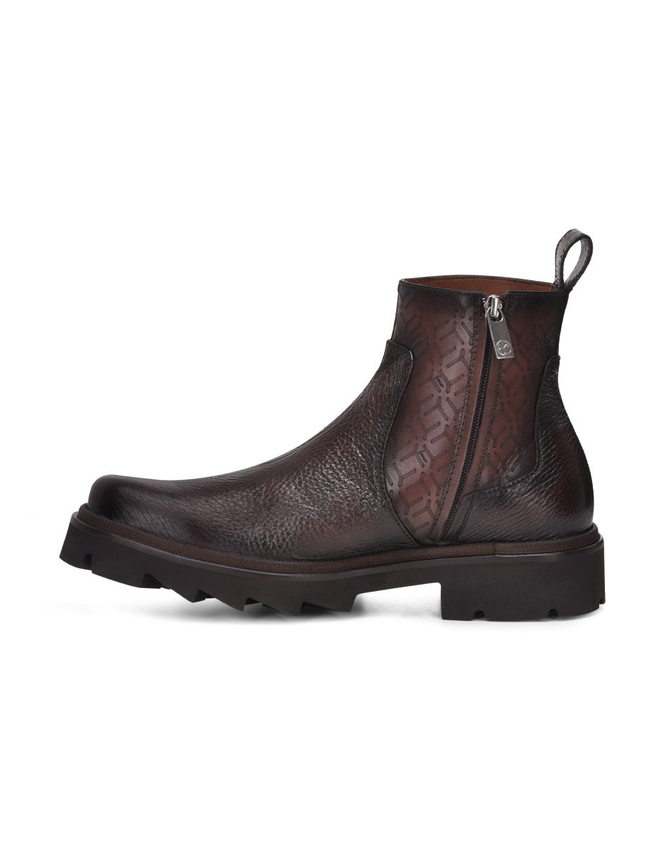 Botín de piel para hombre 6