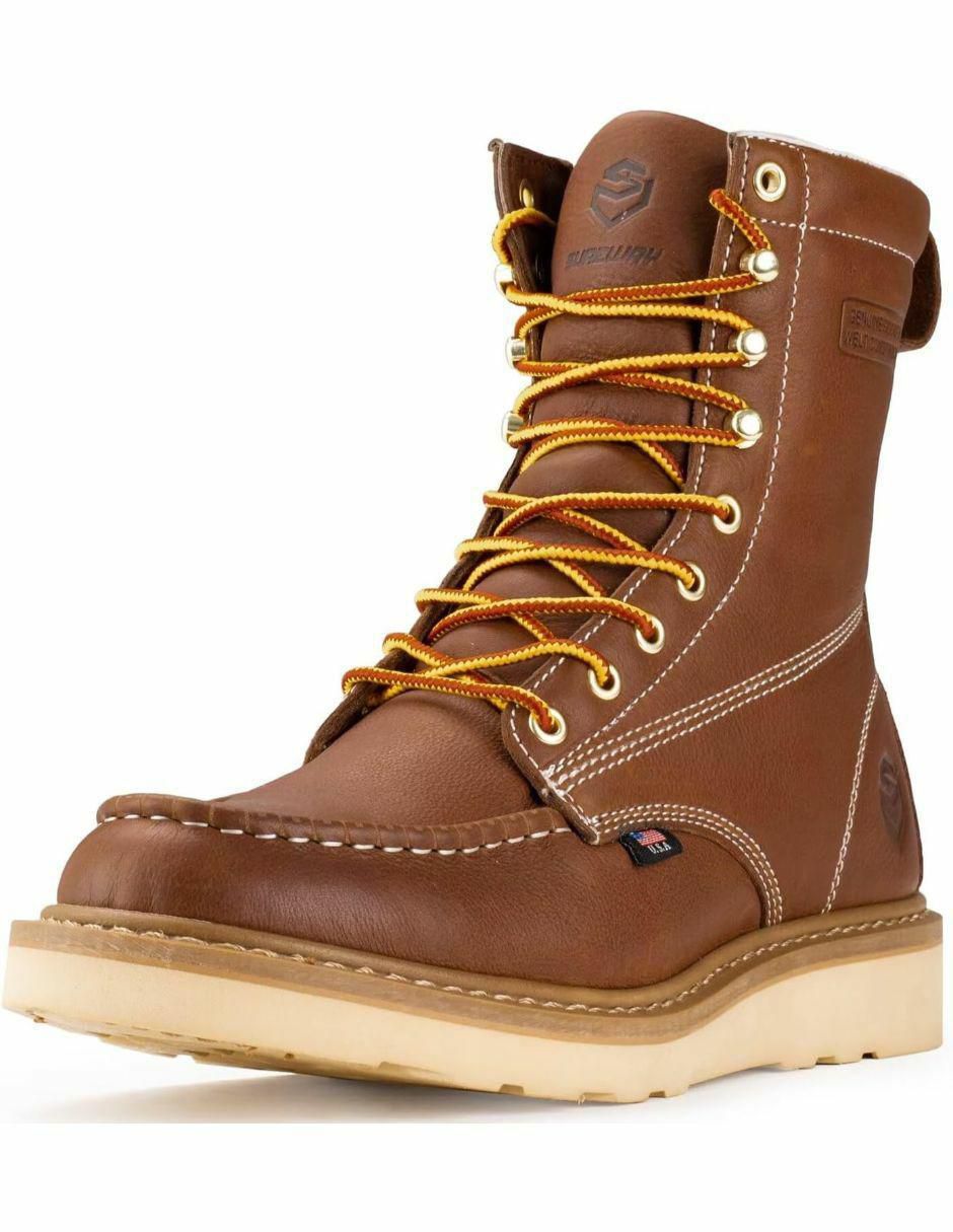 Bota de piel para hombre