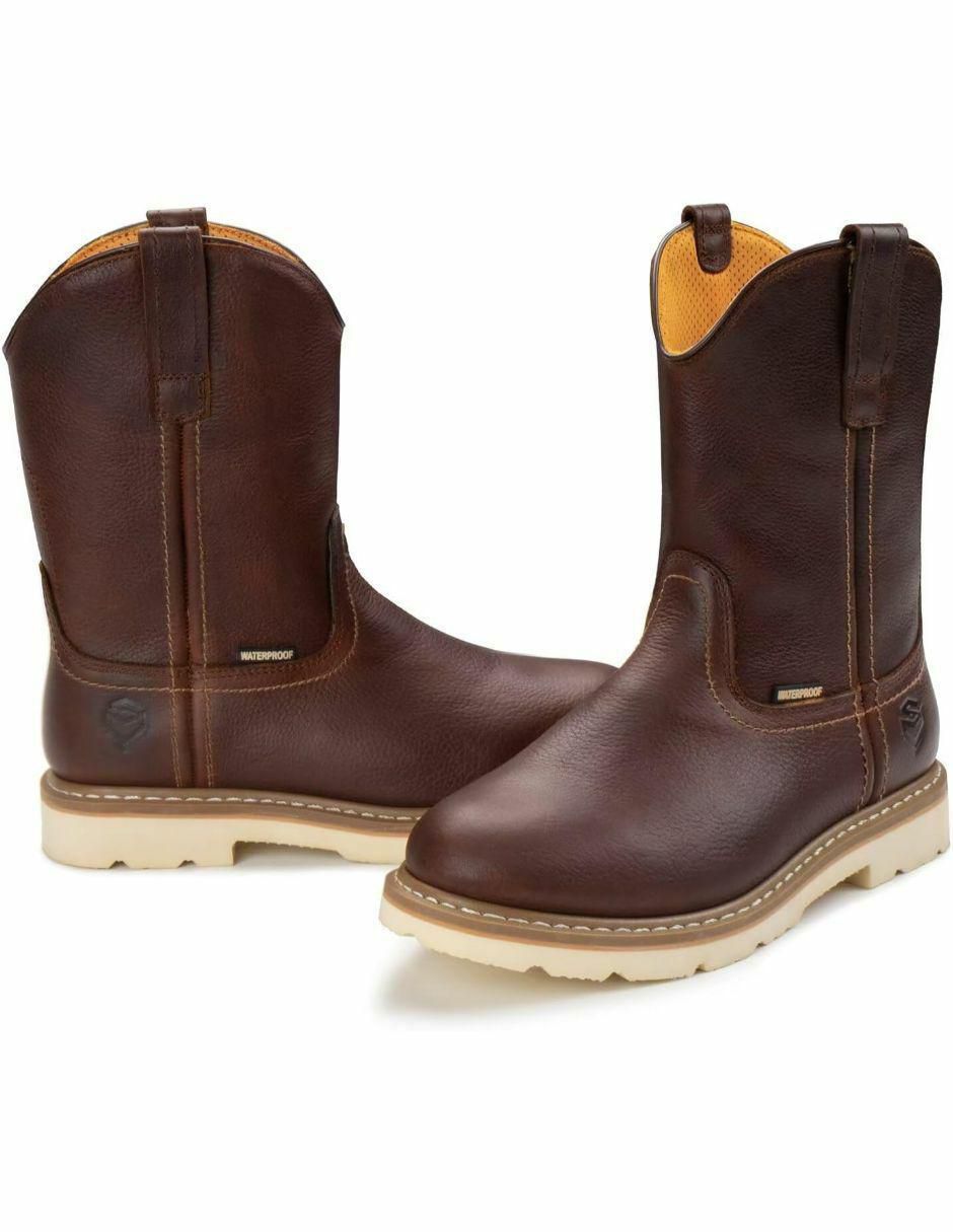 "bota" sureway "de" piel "para hombre"