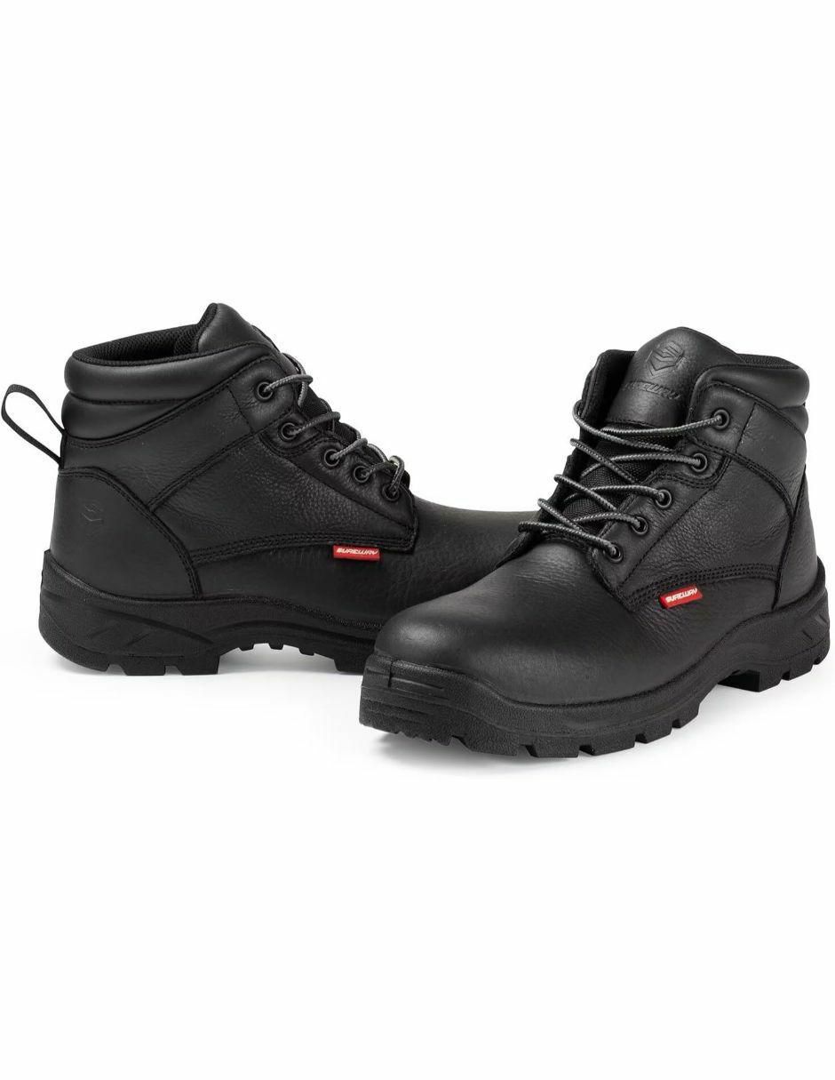 "bota" sureway "de" piel "para hombre"