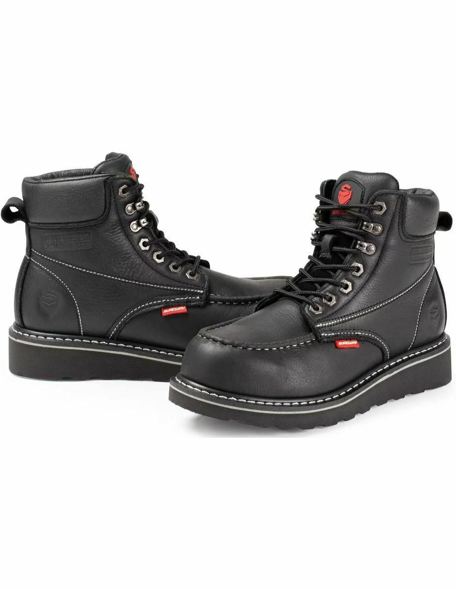 "bota" sureway "de" piel "para hombre"