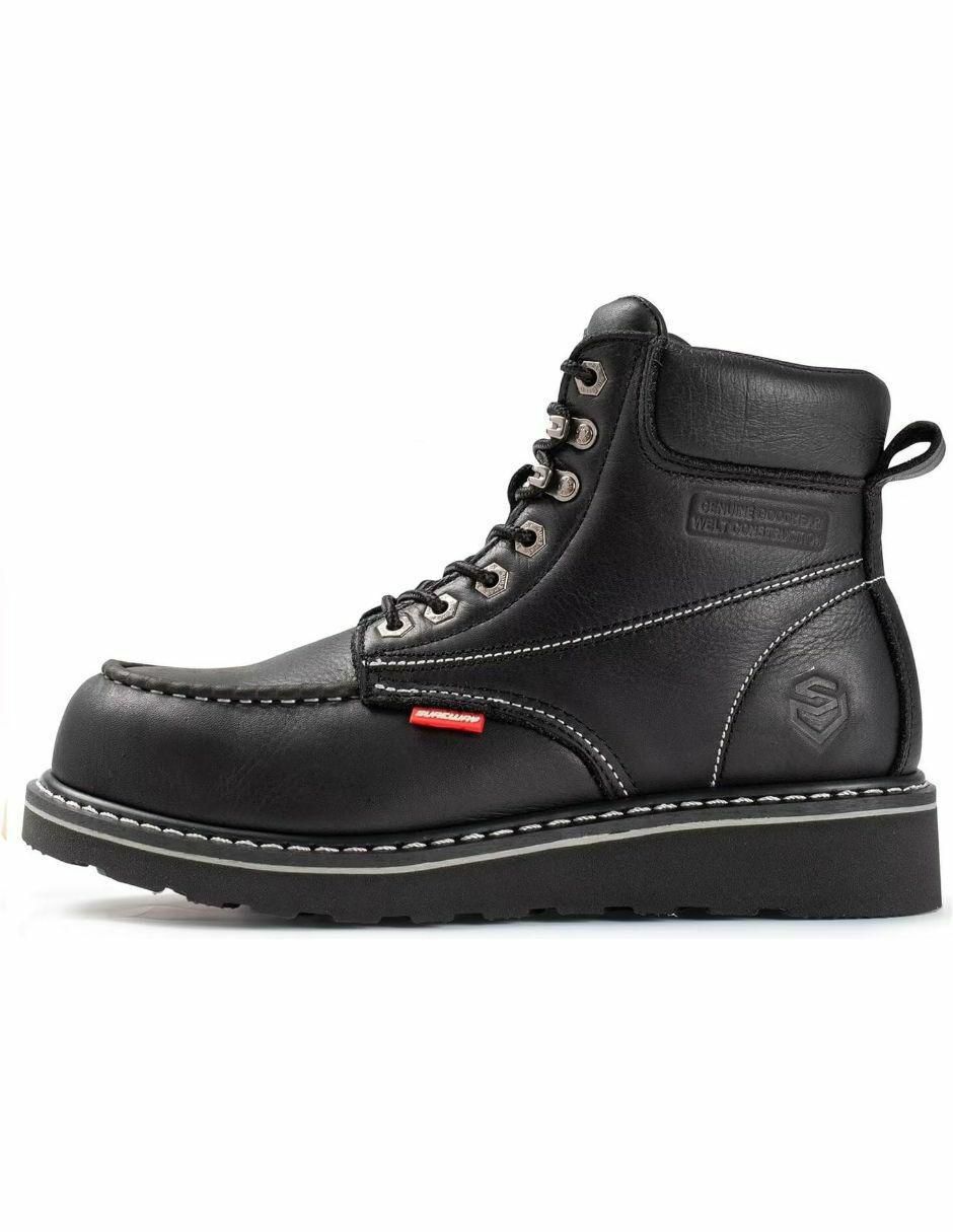 "bota" sureway "de" piel "para hombre"