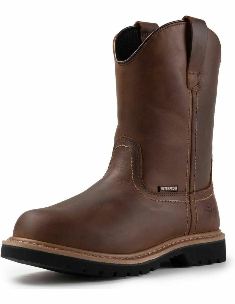 Bota de piel para hombre