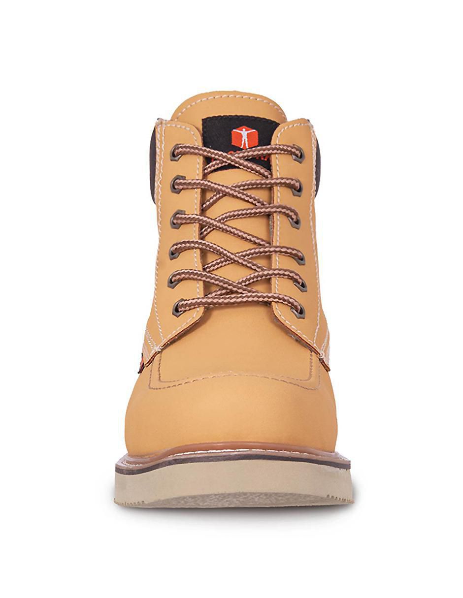 Bota de piel para hombre