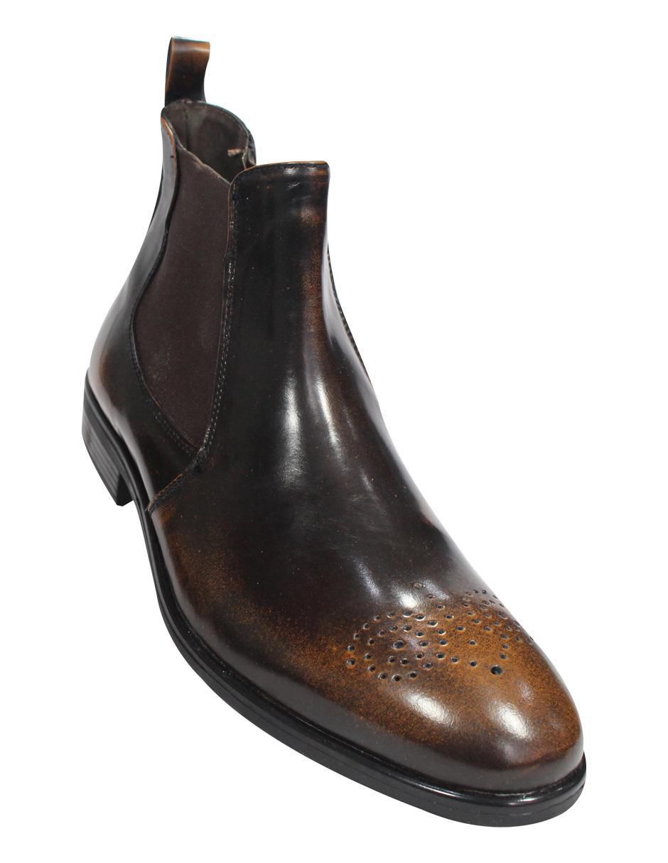 Bota de piel para hombre