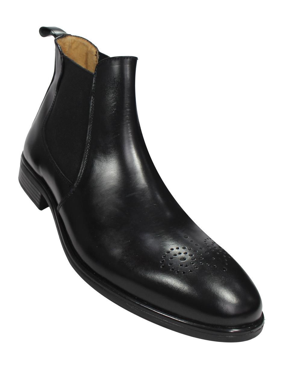 Bota de piel para hombre