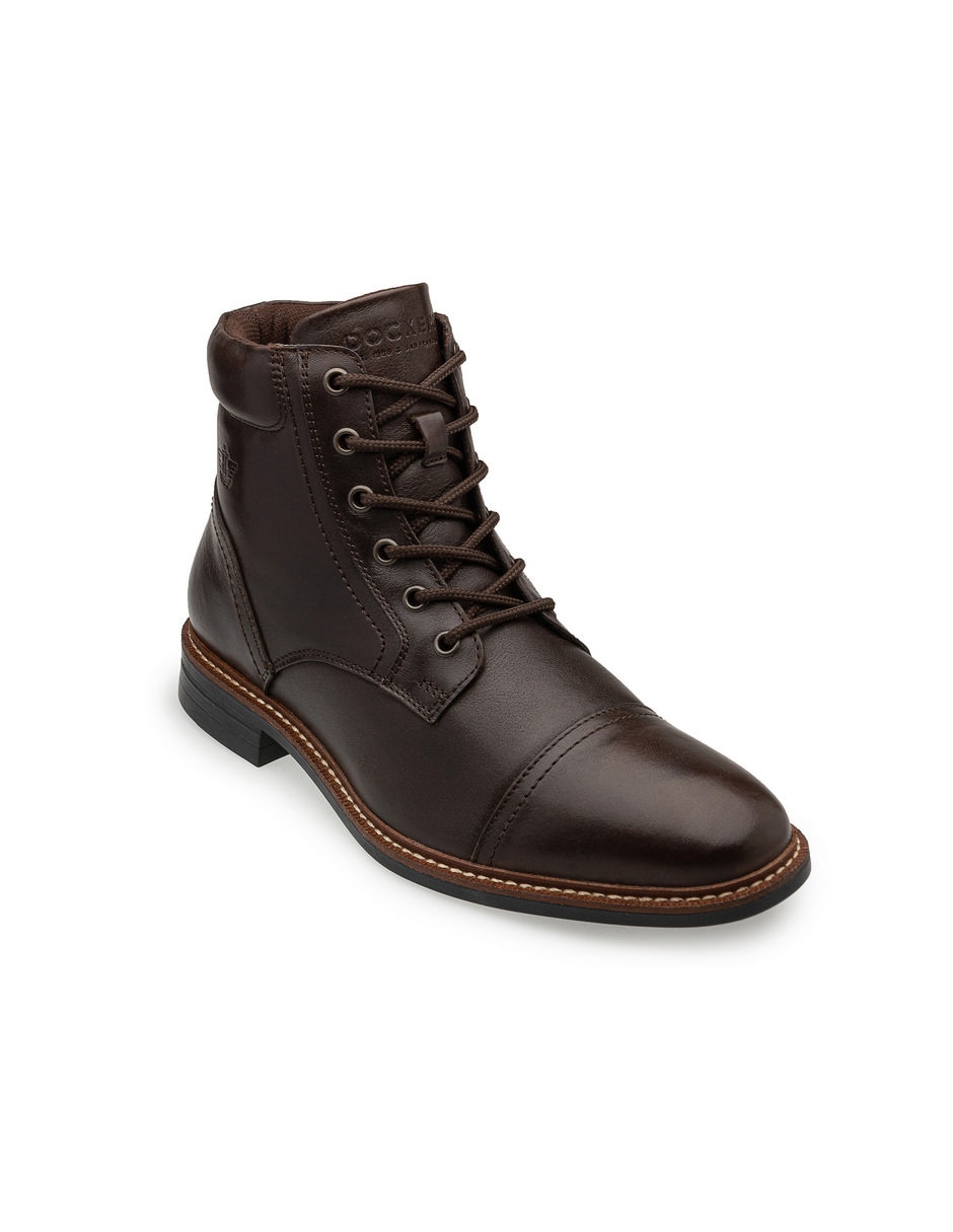 Botín de piel para hombre
