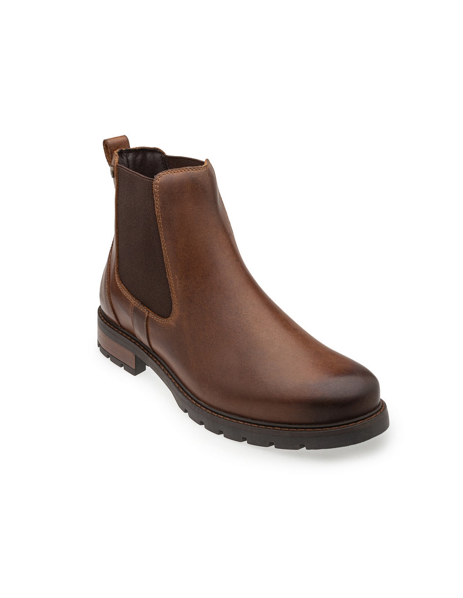 Botín de piel para hombre