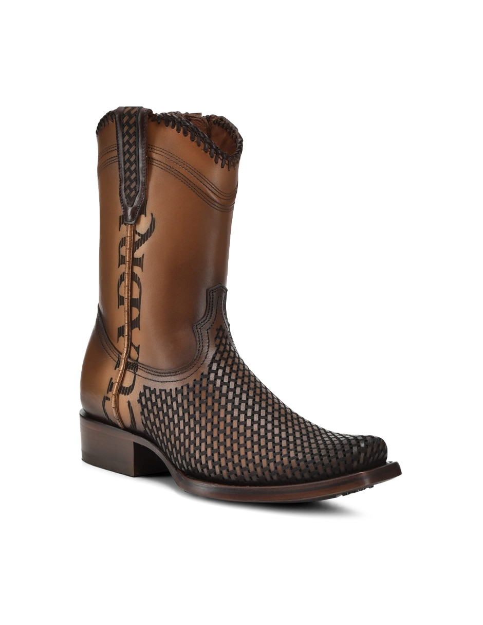 Bota Vaquera Botines Franco Cuadra Bota Franco Cuadra De Piel Para