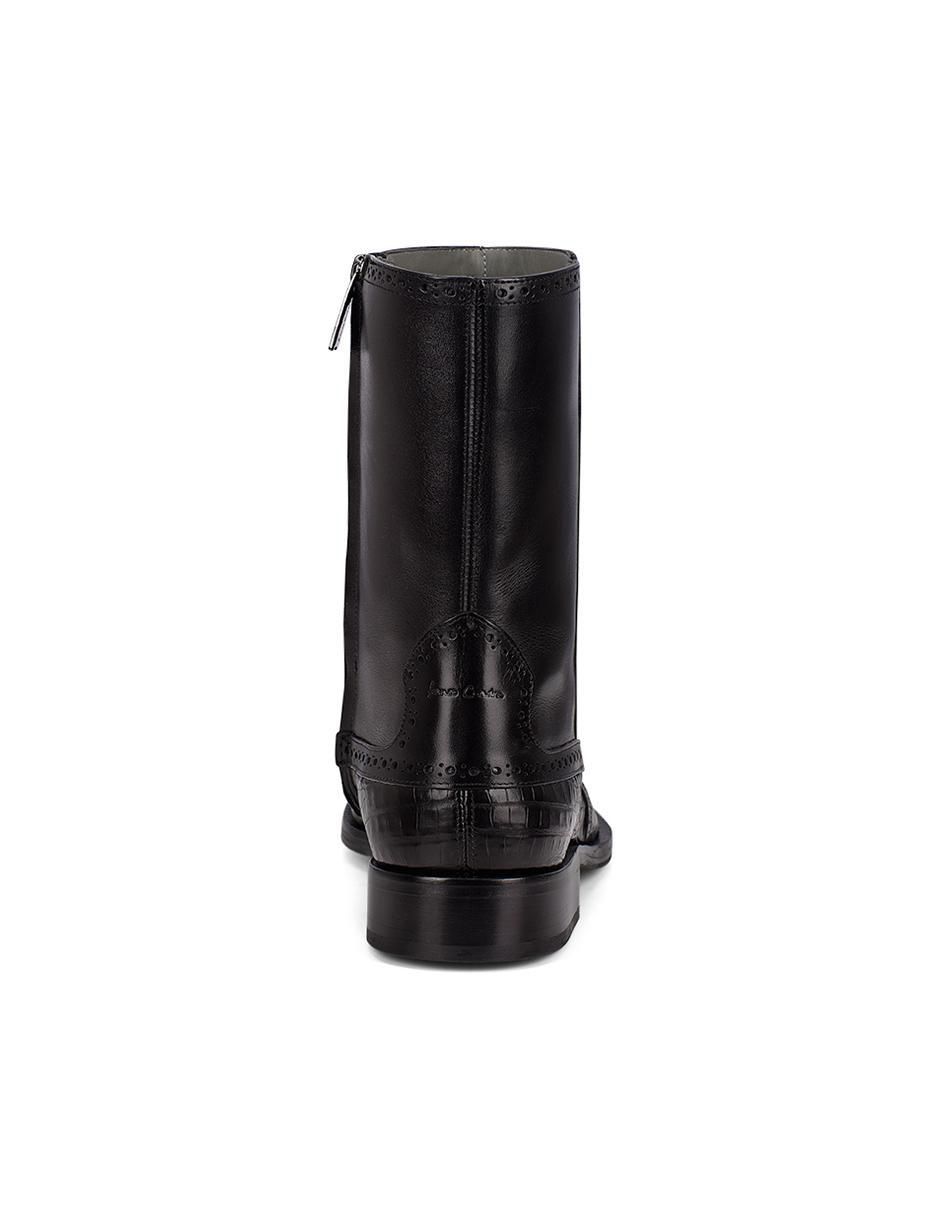 Botín de piel para hombre 5