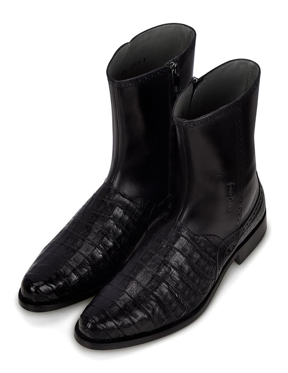 Botín de piel para hombre 6