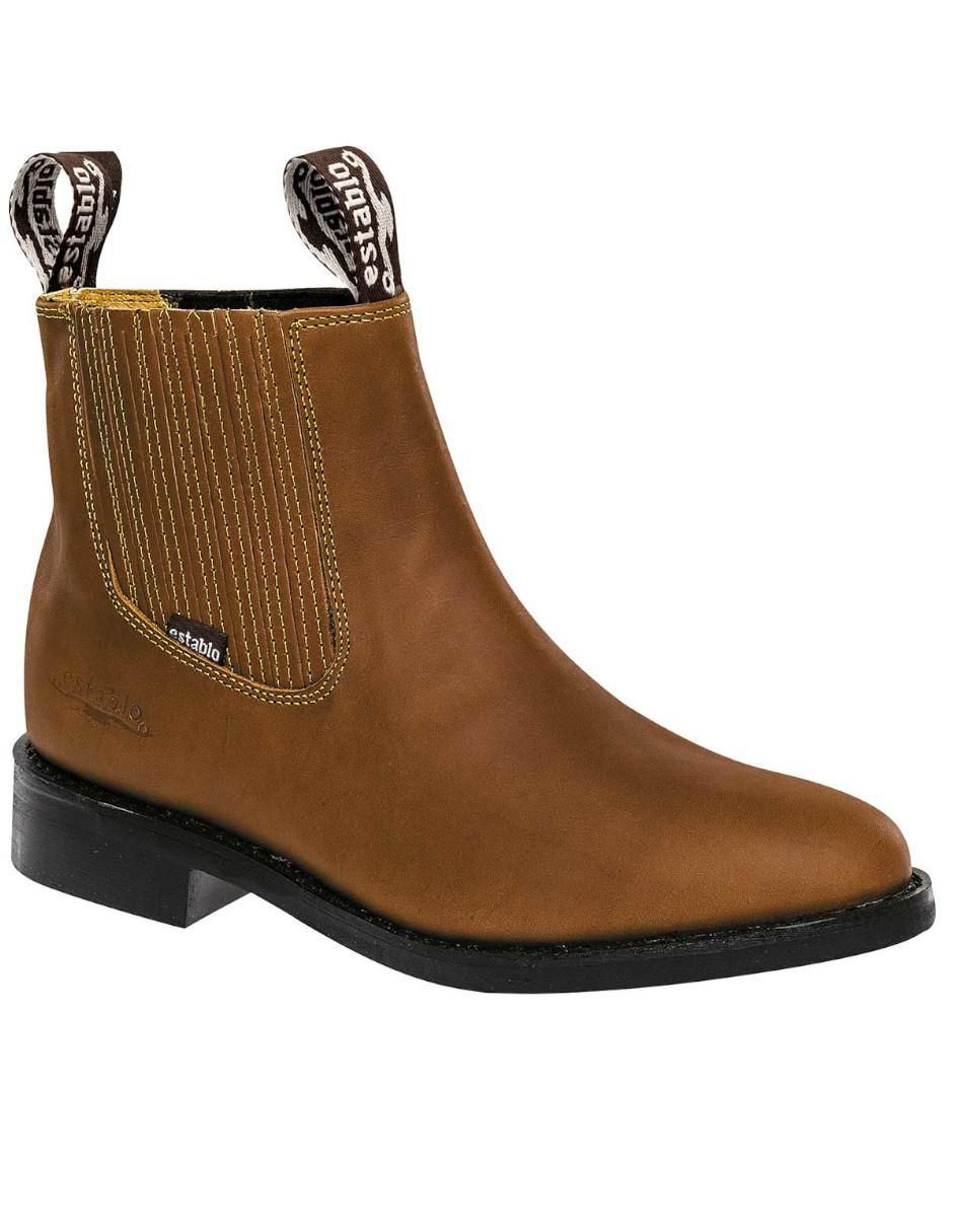 Botín de piel para hombre 1