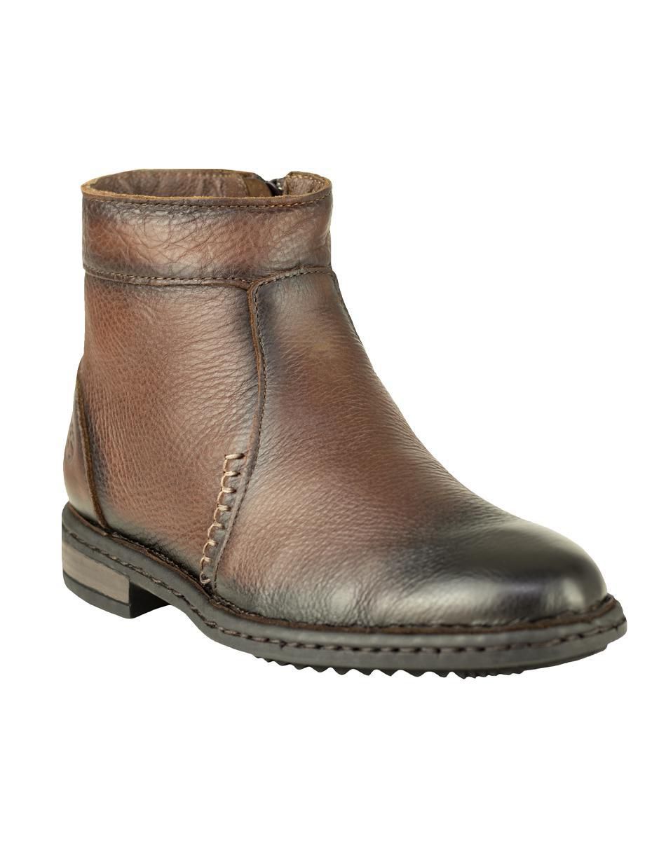 Botín de piel para hombre