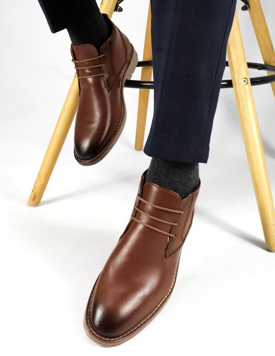 Botín de piel para hombre 2