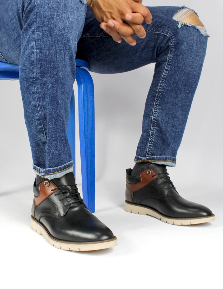 Botín de piel para hombre 2