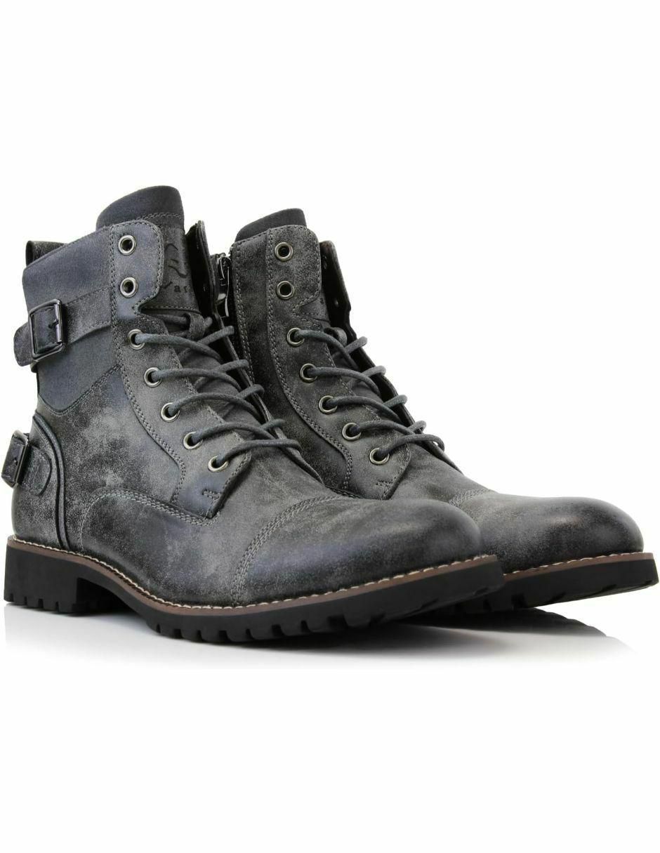 "bota" bmny "de" piel "para hombre"