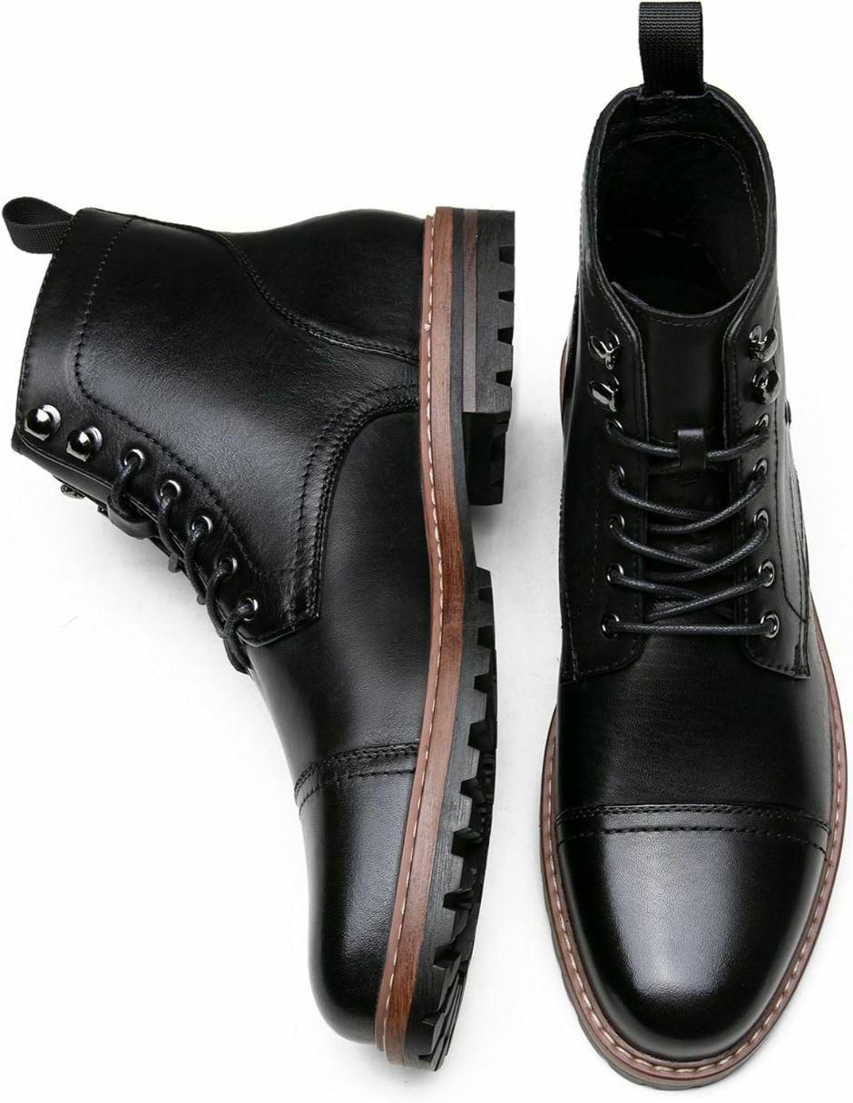 "bota" bmny "de" piel "para hombre"