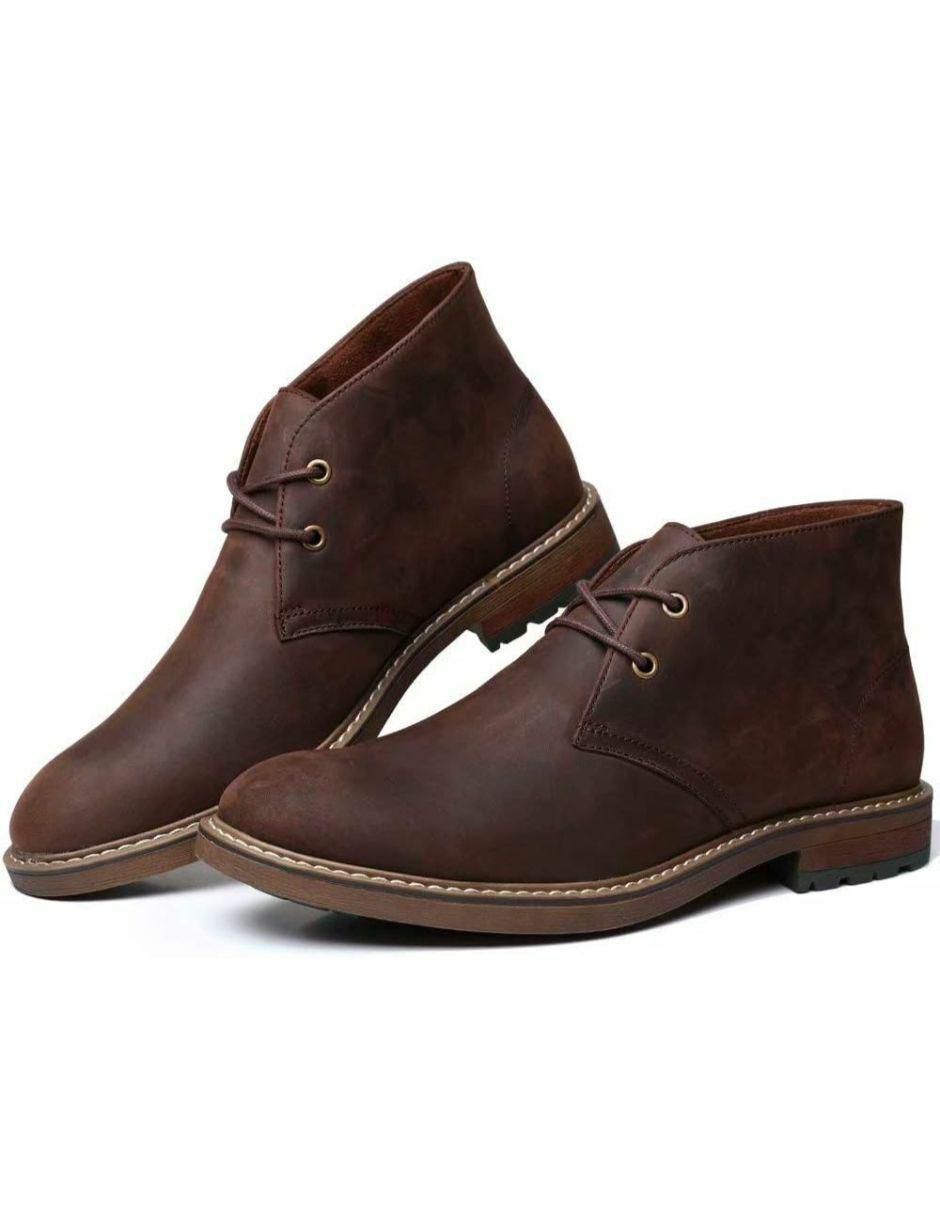 Bota de piel para hombre