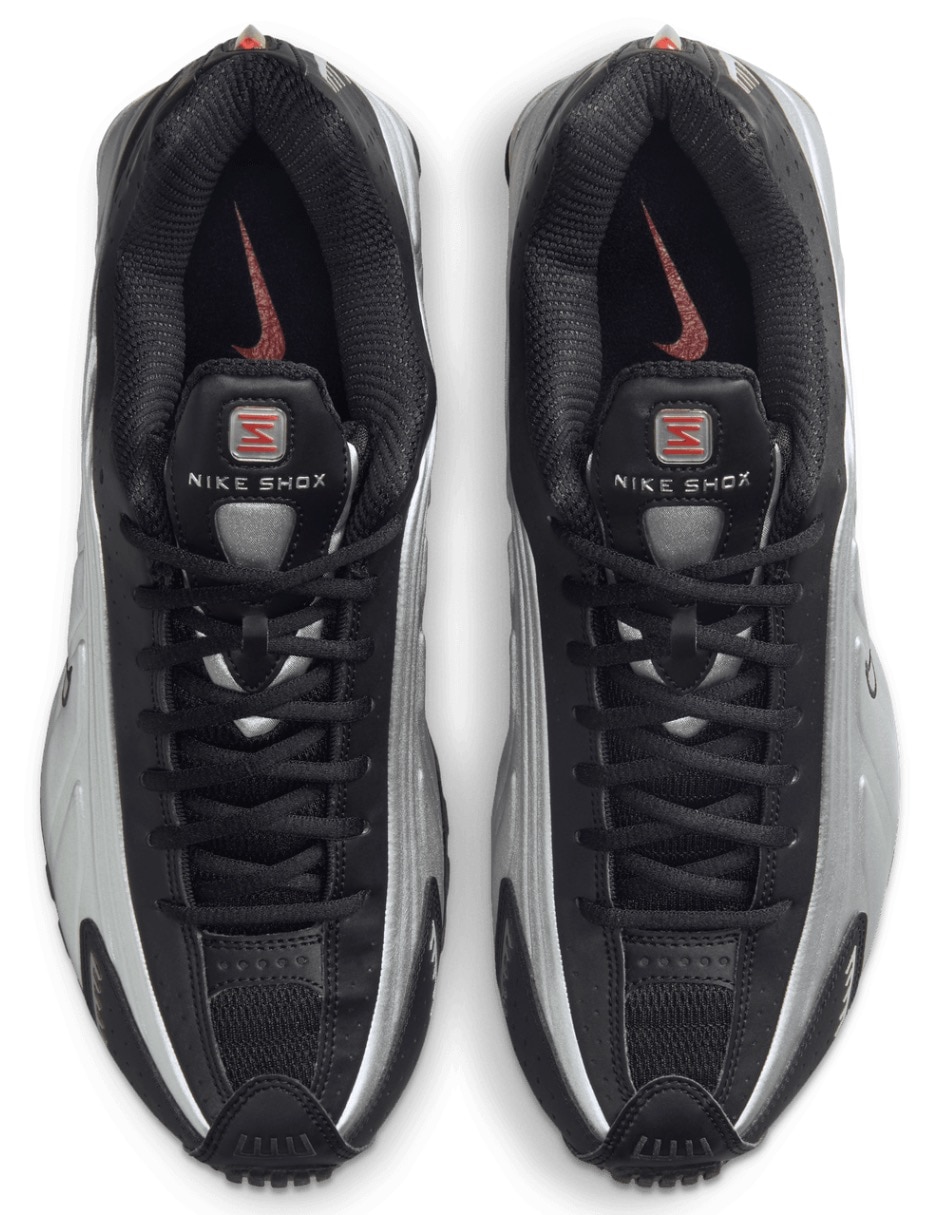 Tenis de piel shox r4 para hombre 4