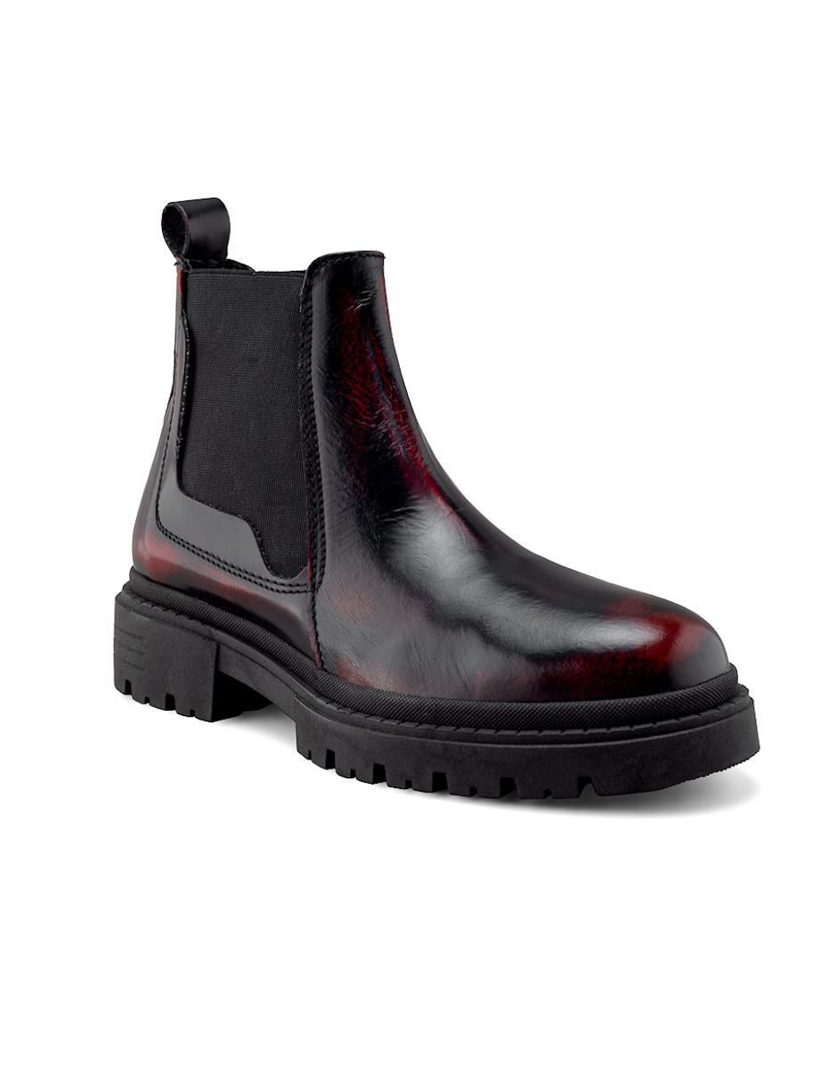Bota de piel para hombre