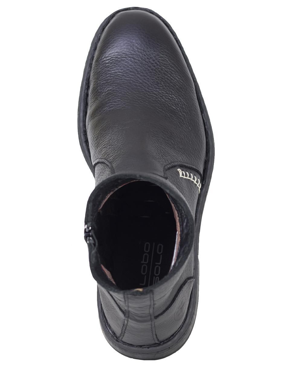 Botín de piel para hombre 6