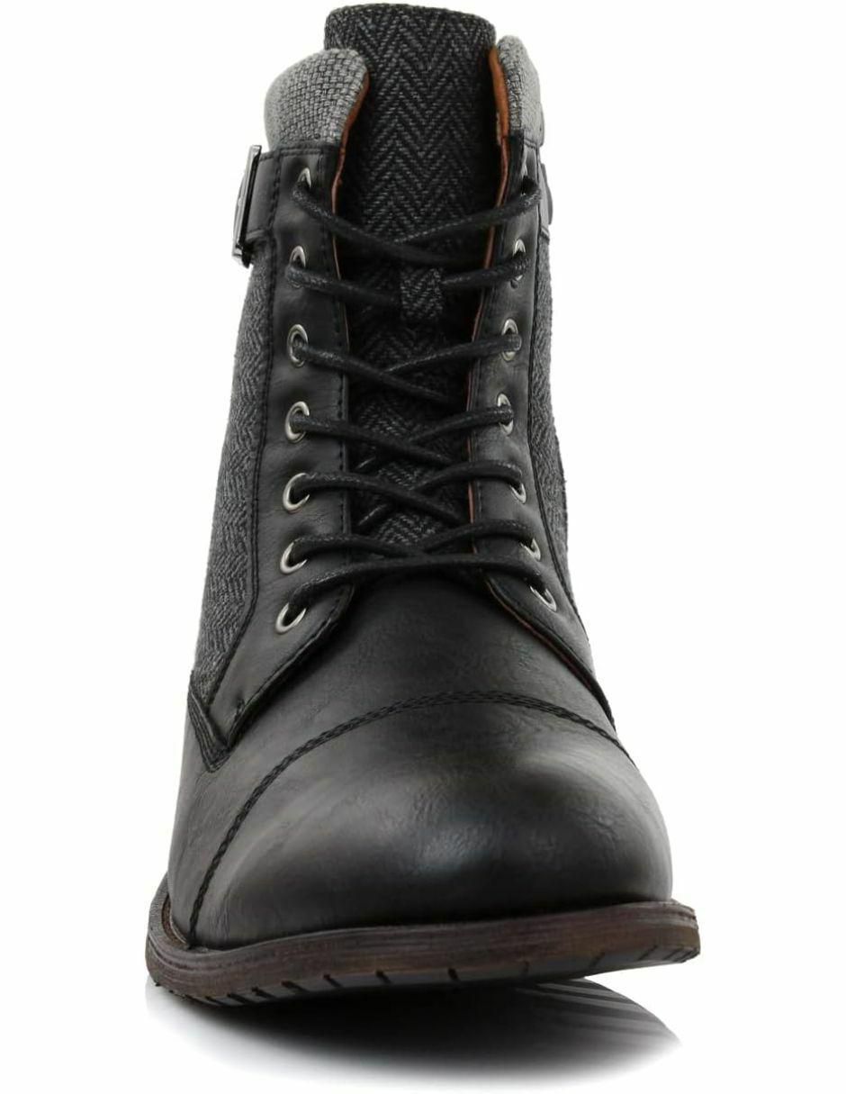 "bota" bmny "de" piel "para hombre"