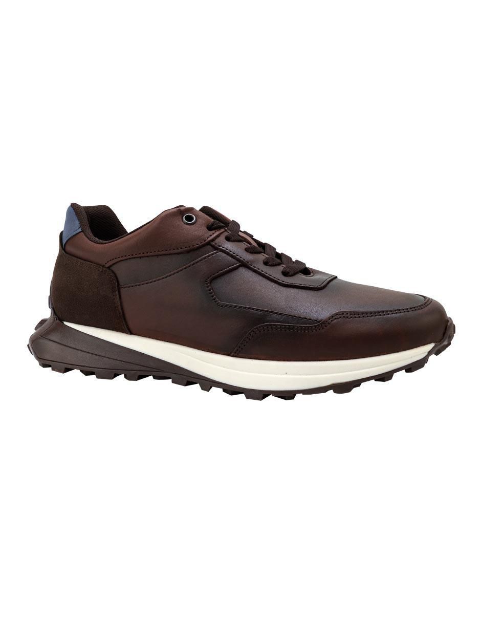 Tenis de piel para hombre