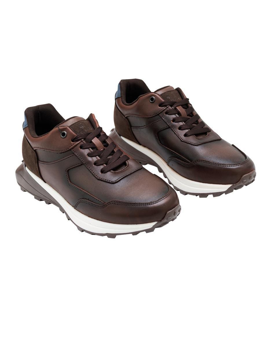 Tenis de piel para hombre 4