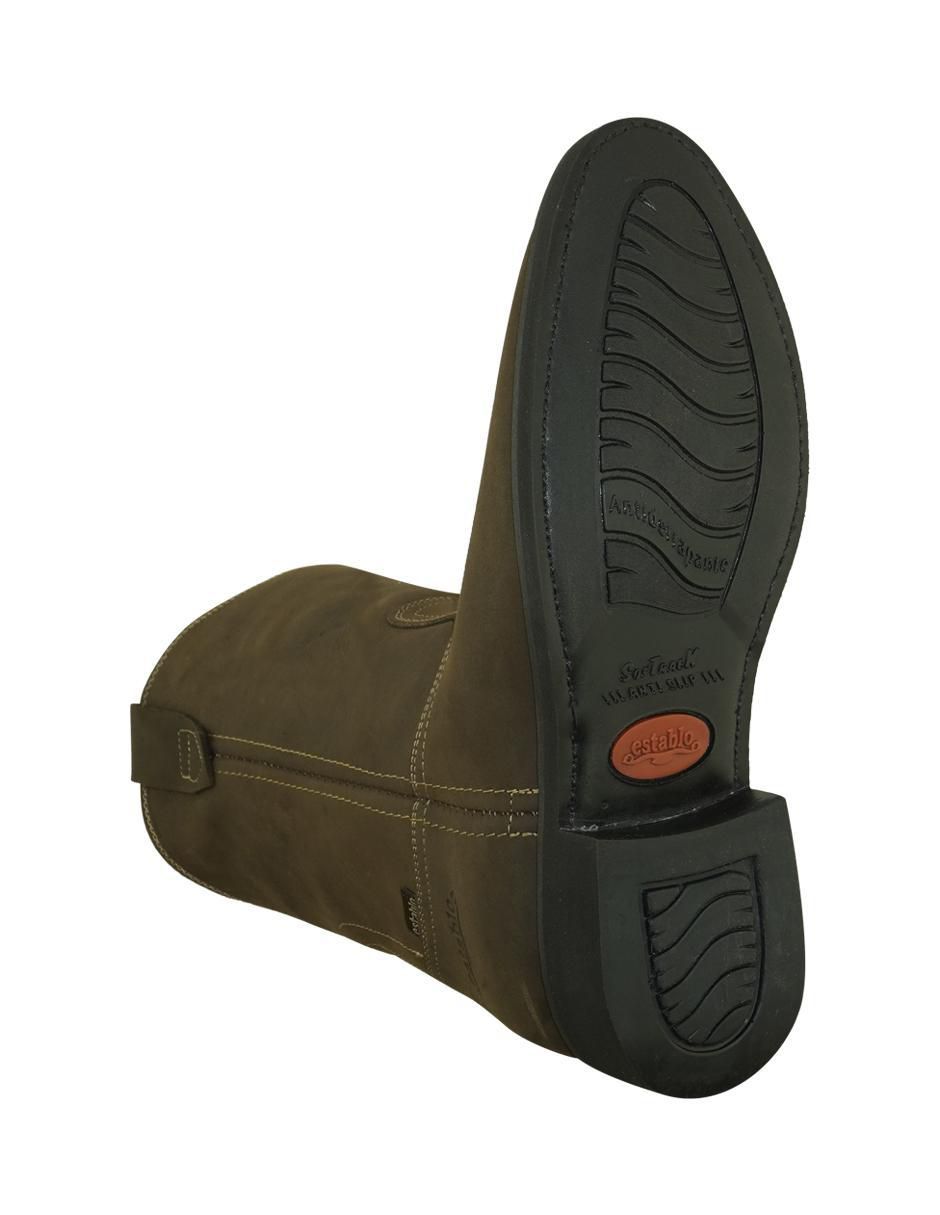 Botín de piel para hombre 4
