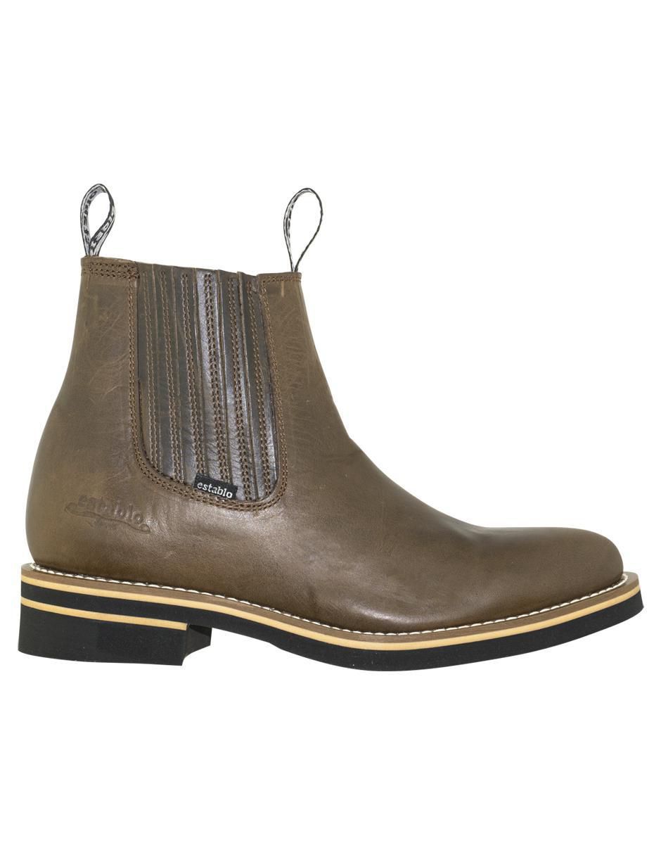 Botín de piel para hombre 2