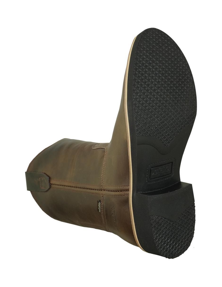 Botín de piel para hombre 4