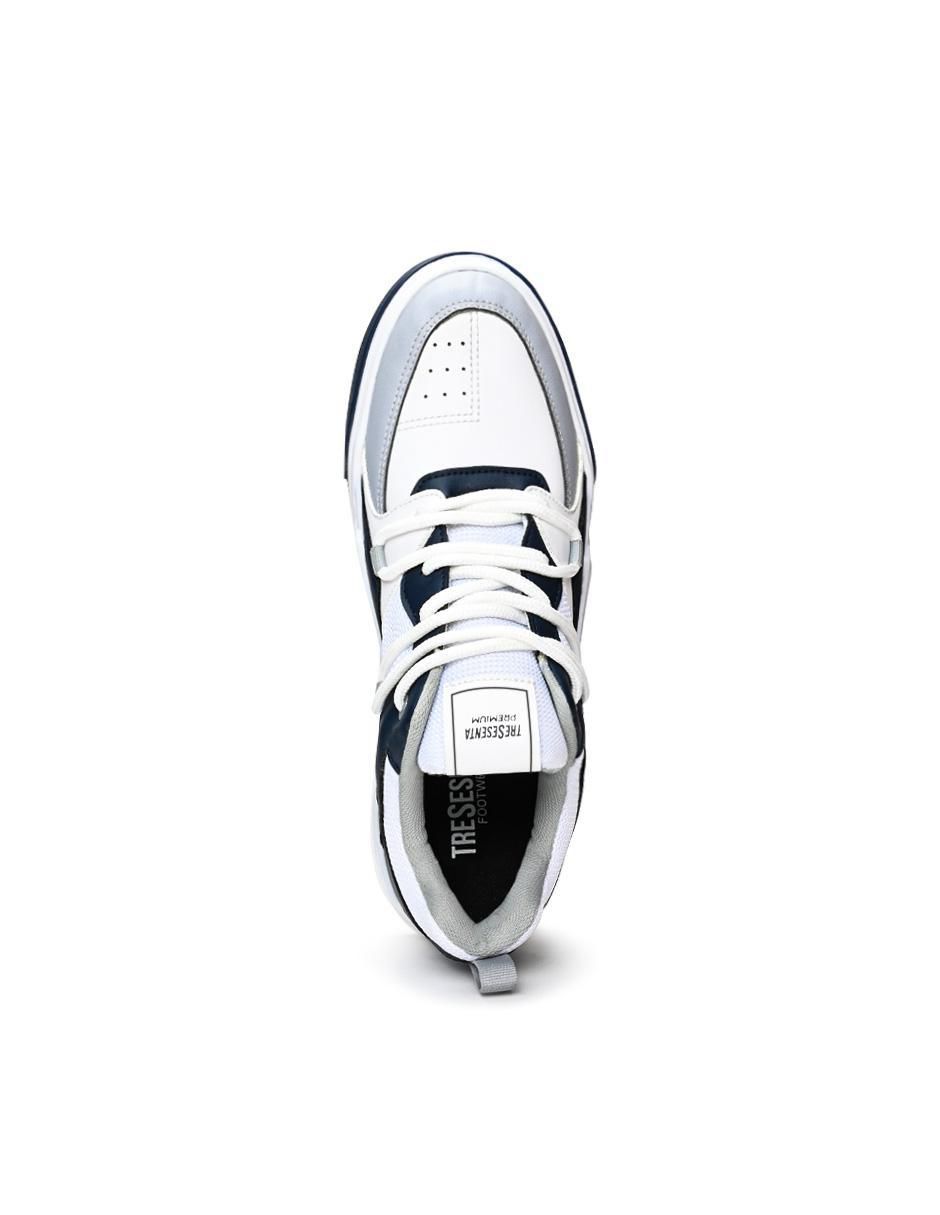 Tenis de piel Weave para hombre 2