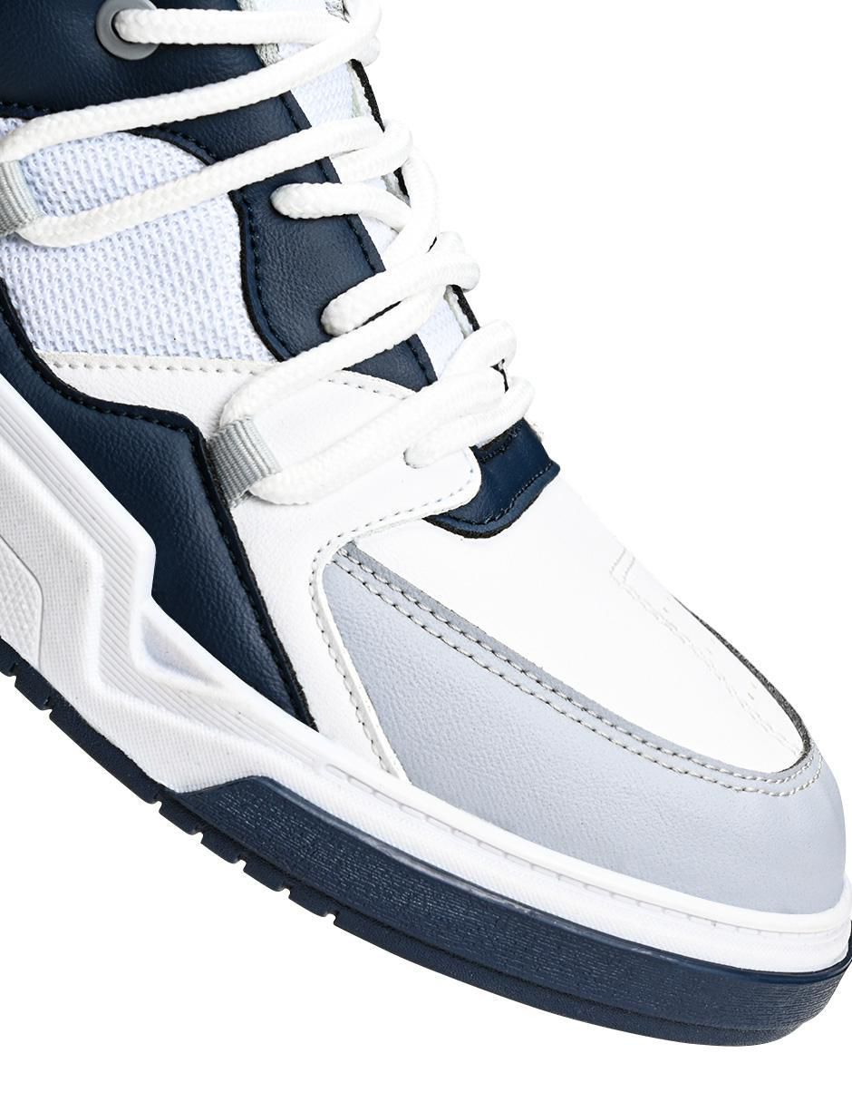 Tenis de piel Weave para hombre 4