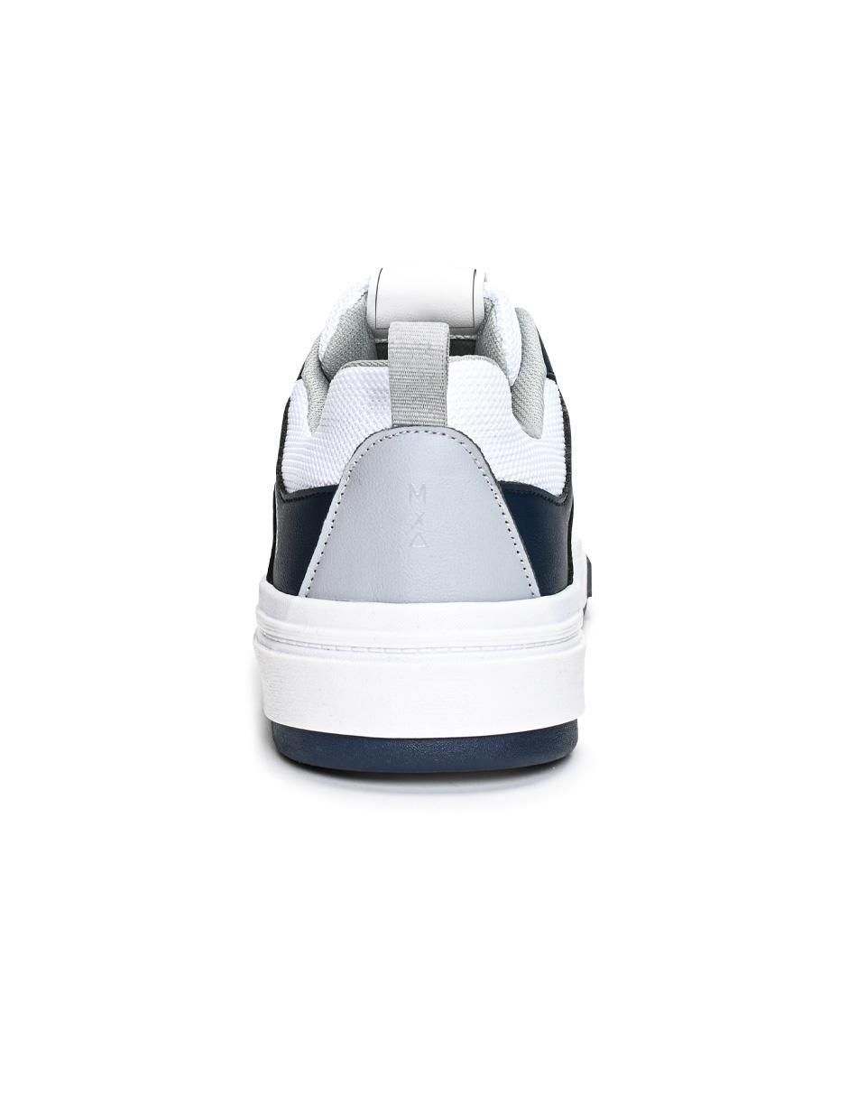 Tenis de piel Weave para hombre 6