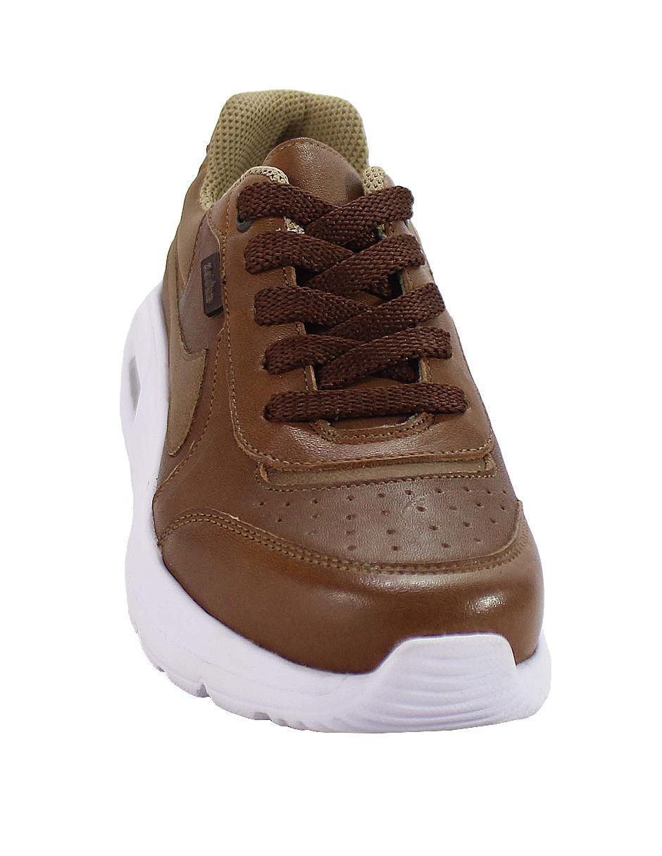 Tenis de piel para hombre