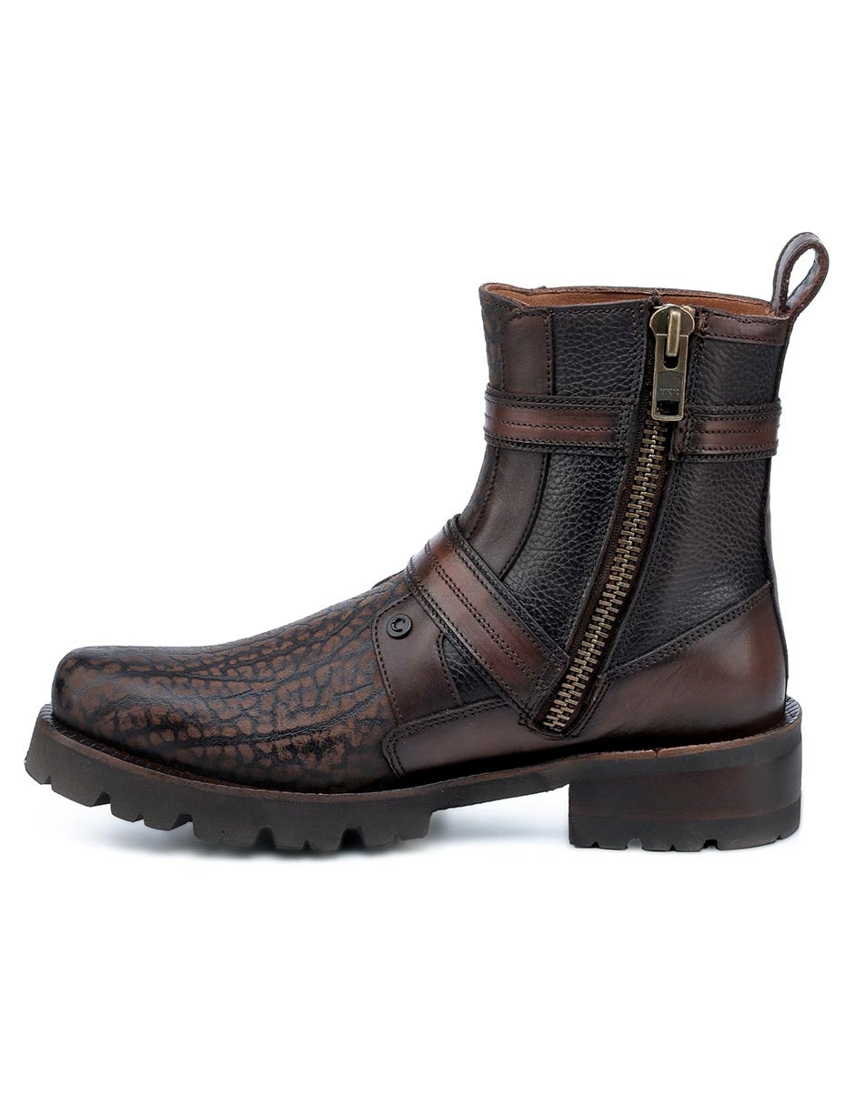 Botín de piel para hombre 4
