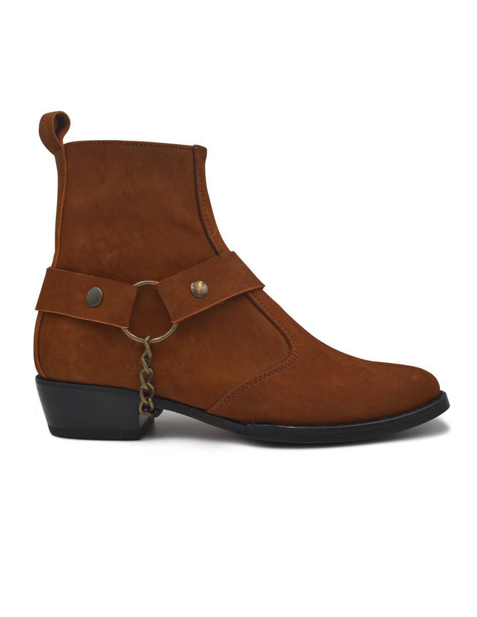 Botín Nobuck de piel para hombre 1