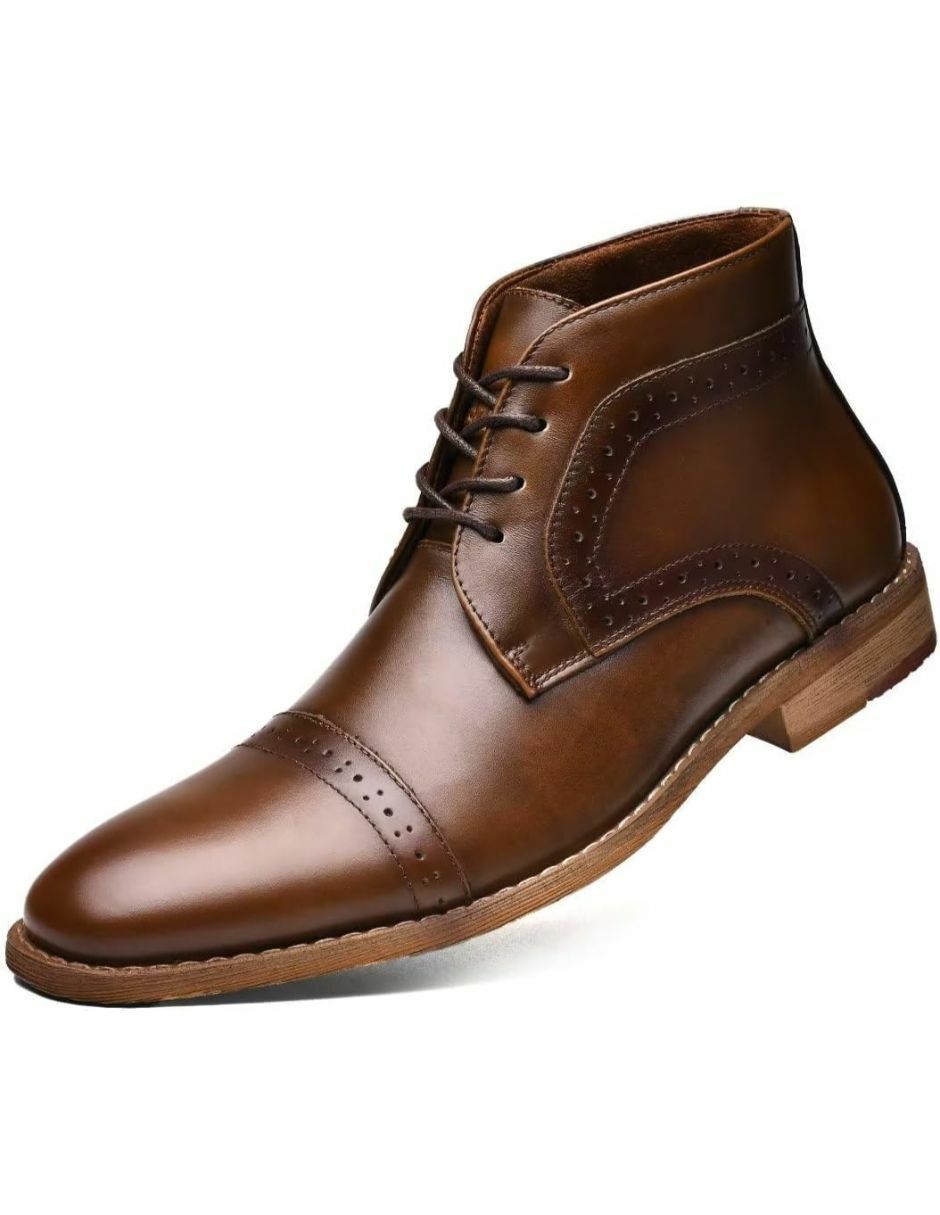 Bota de piel para hombre