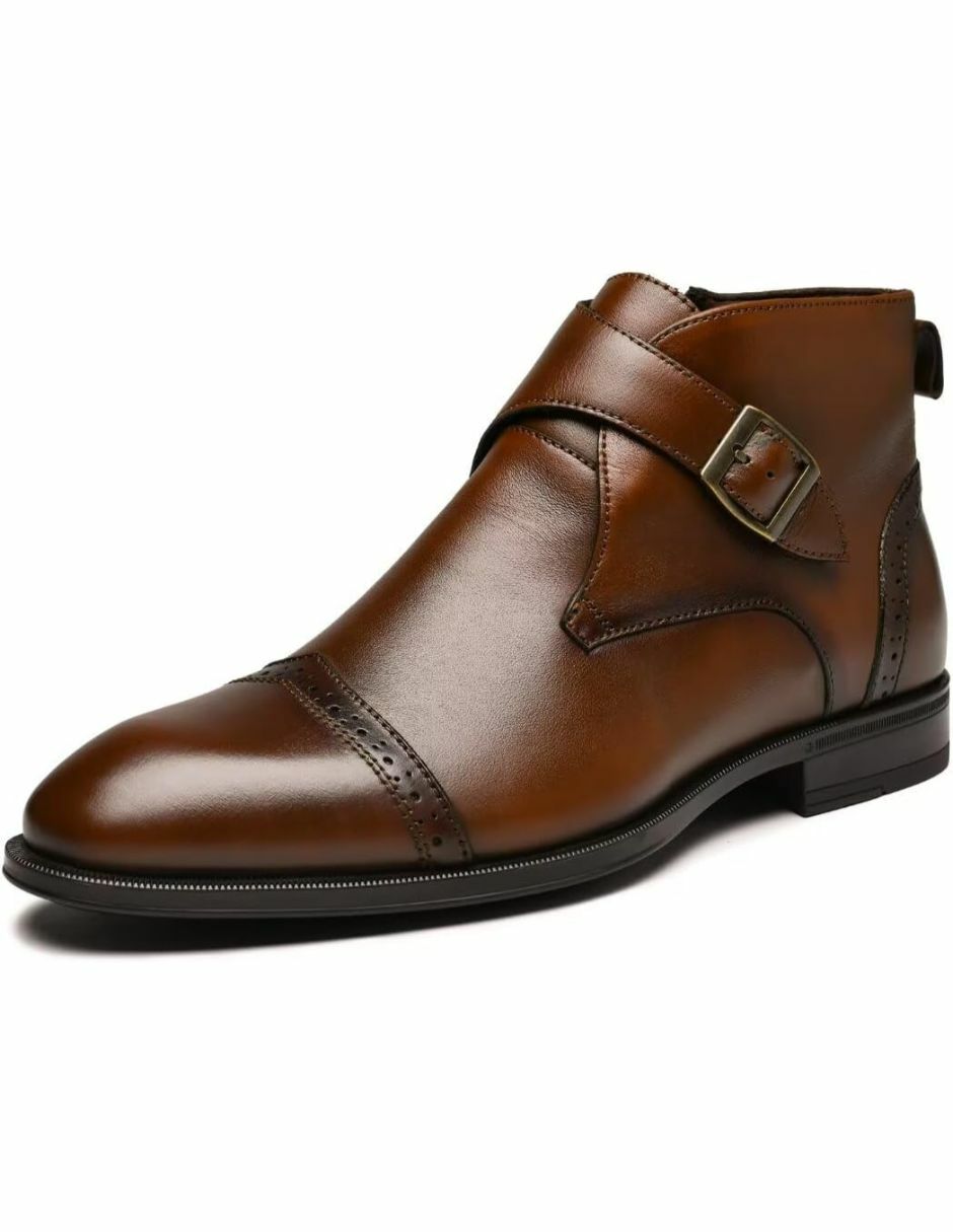 Bota de piel para hombre