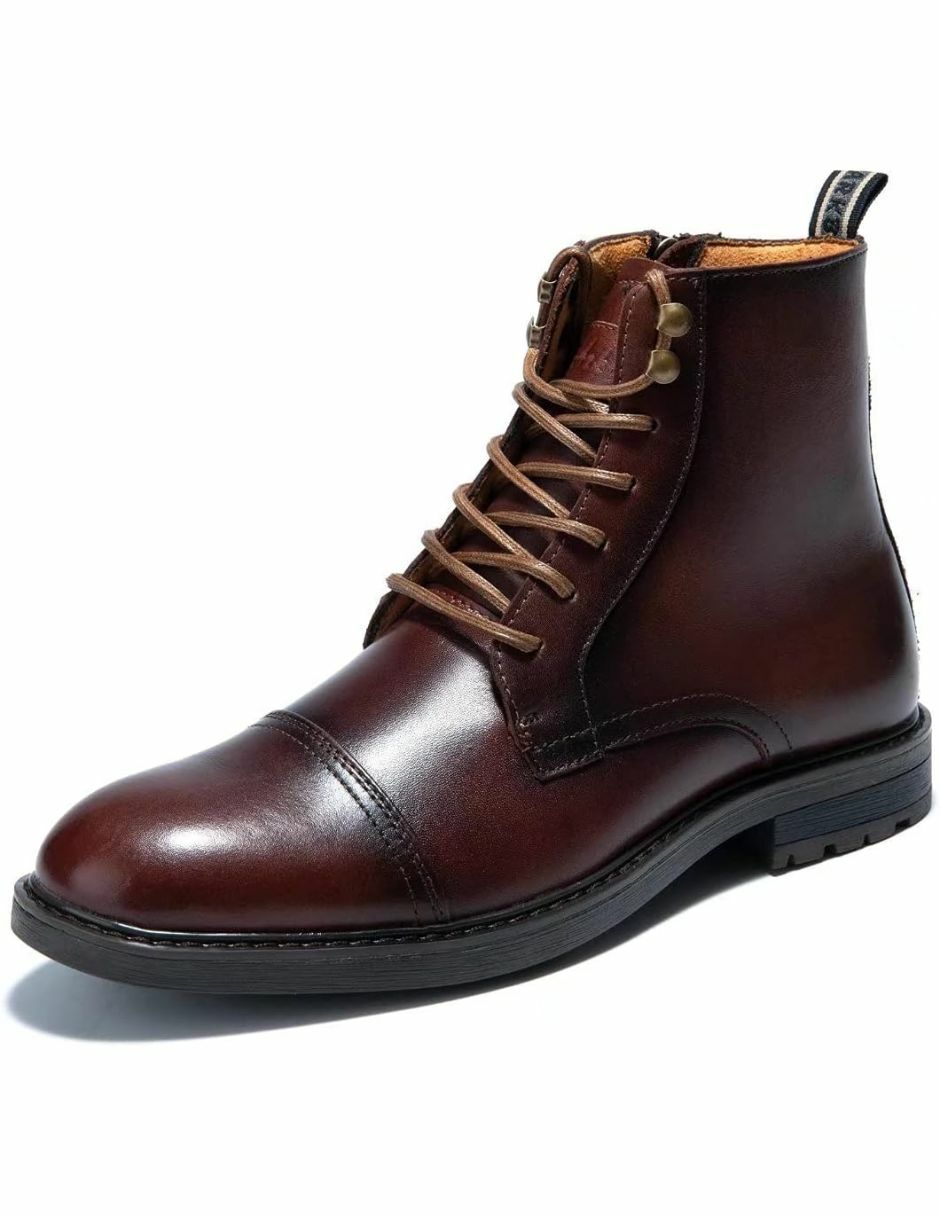 Bota de piel para hombre