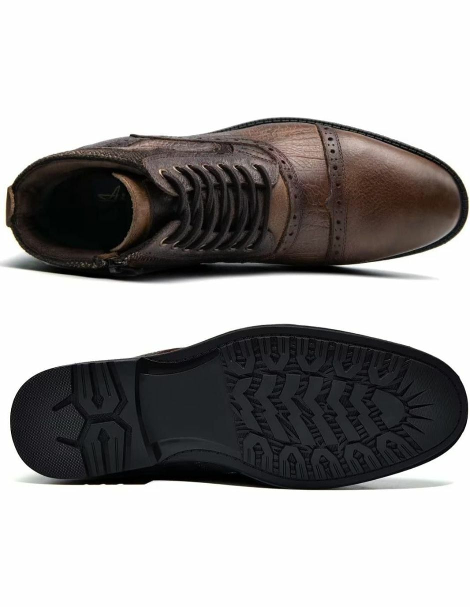 Bota/botín bmny sin colección "de" piel "para hombre"
