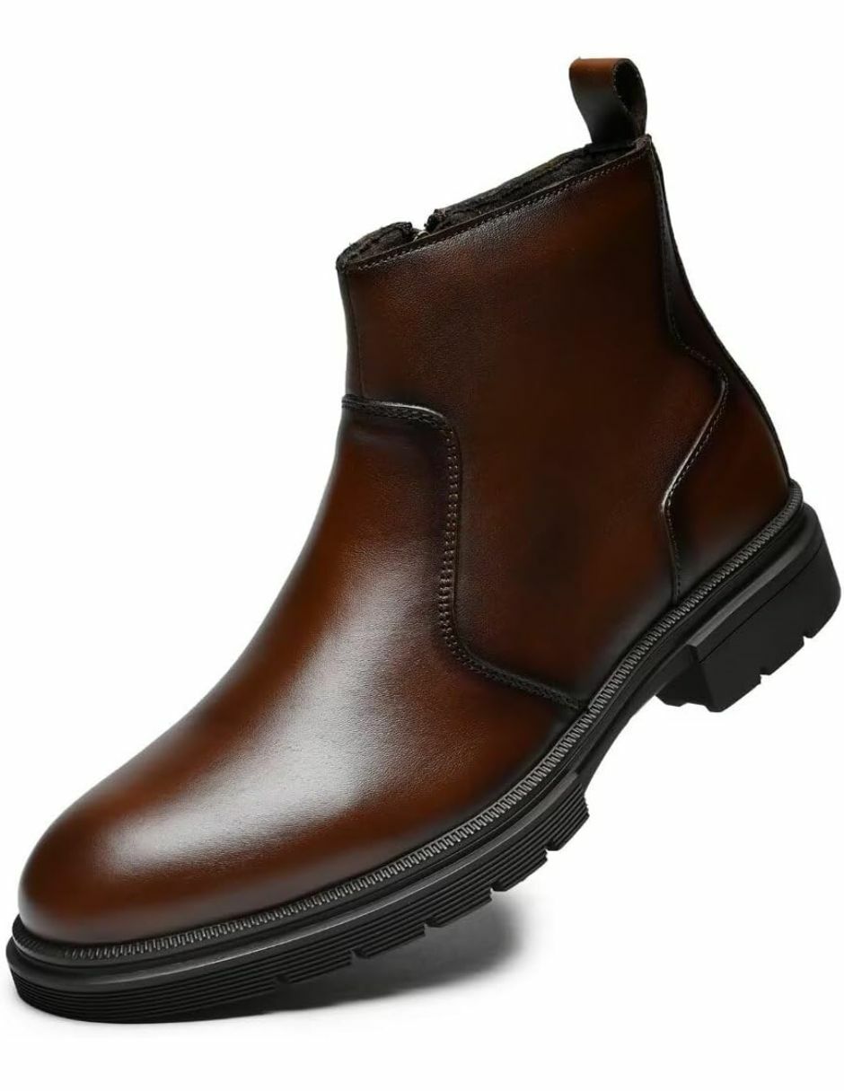 Bota de piel para hombre