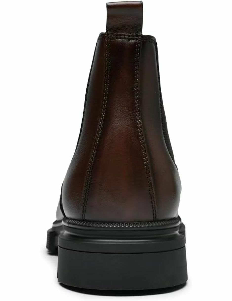 Bota/botín bmny sin familia "de" piel "para hombre"