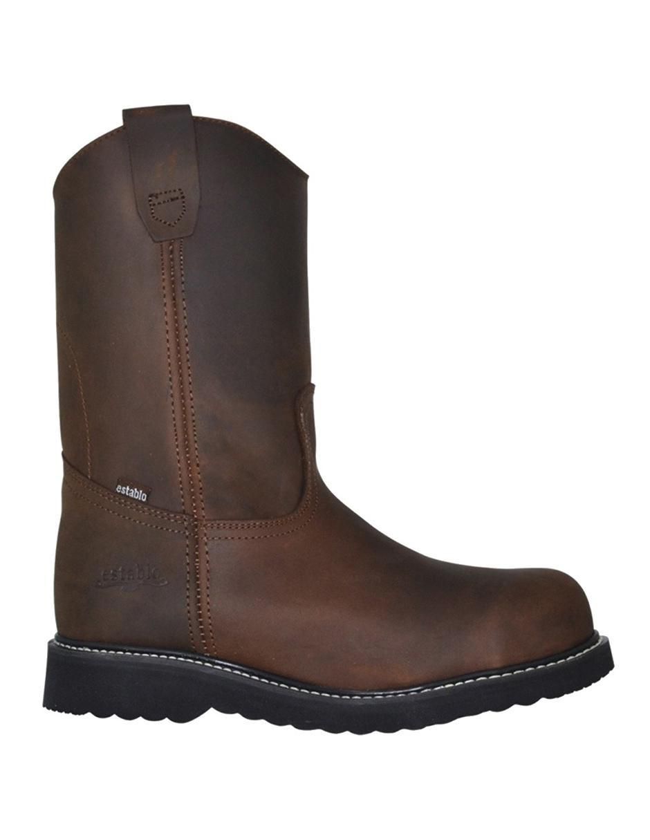 Bota de piel para hombre