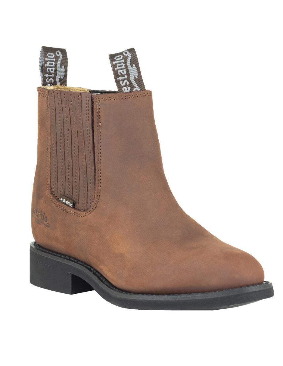 Botín de piel para hombre Botín de piel para hombre