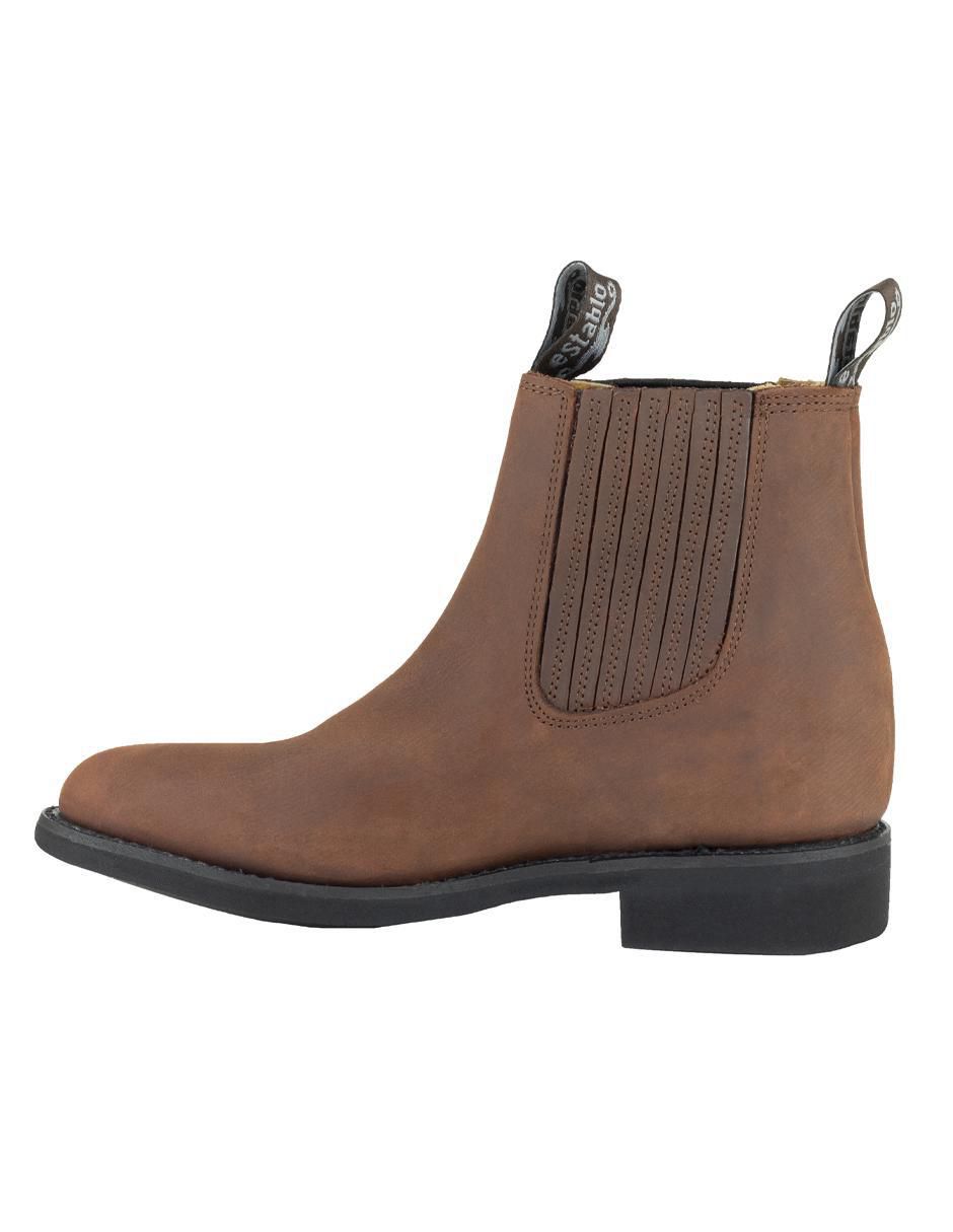 Botín de piel para hombre 3