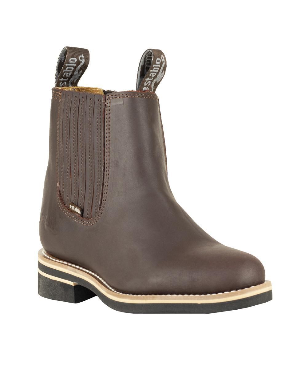 Botín de piel para hombre Botín de piel para hombre