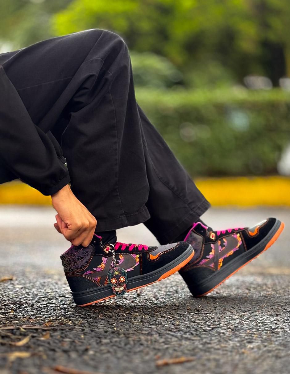 Tenis Día De Muertos para hombre 10