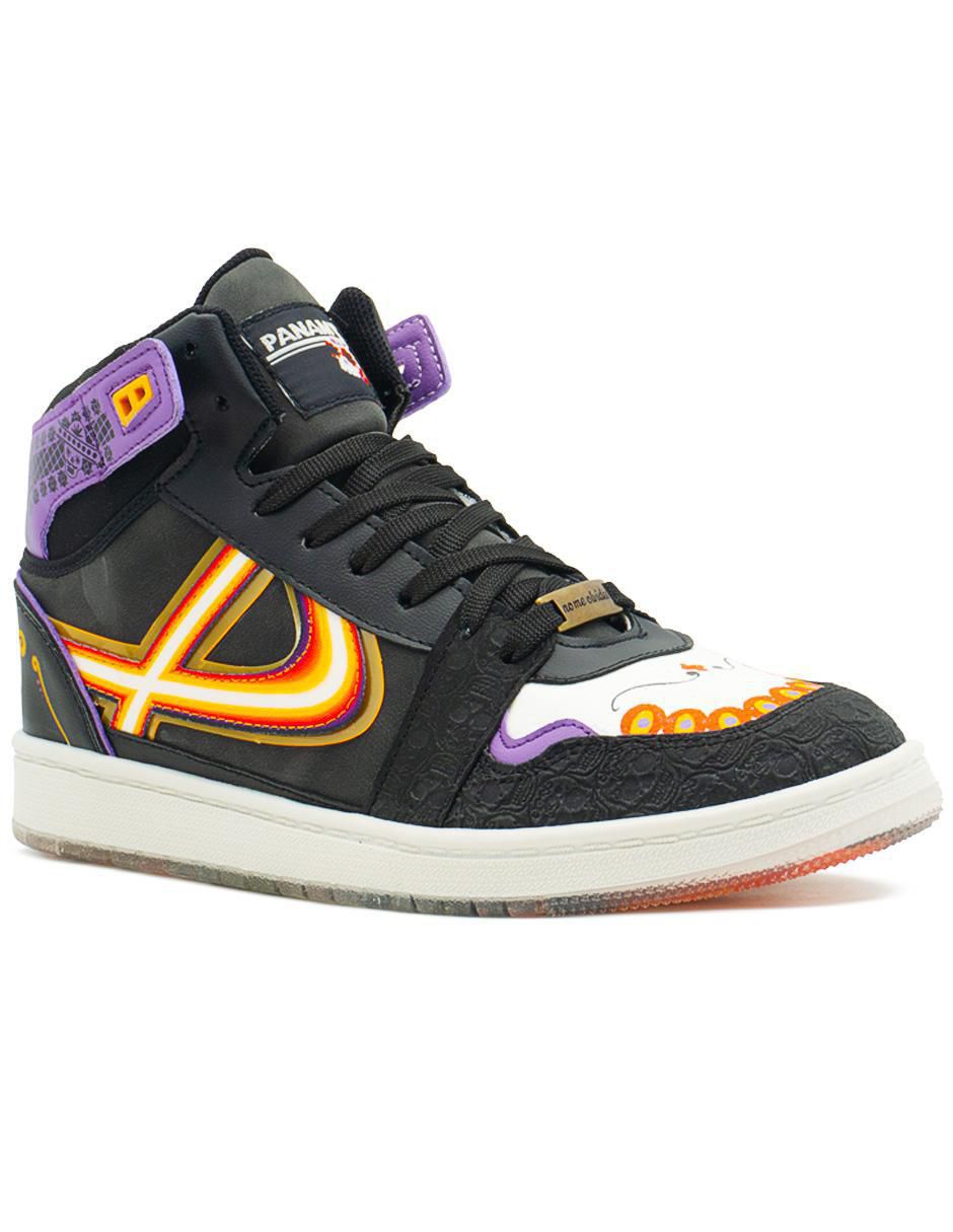 Tenis de piel Día de Muertos para hombre
